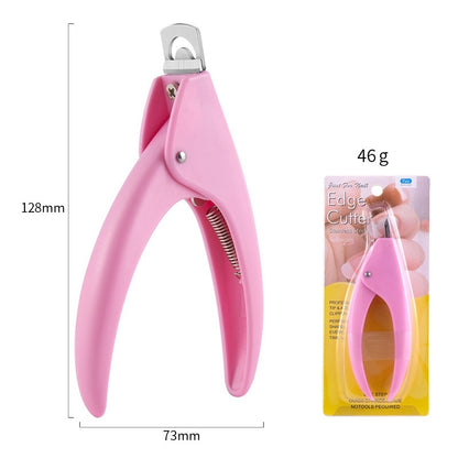Crystal Light Therapy Extension Shaping Scissors Fake Nail Clippers Nail File Straight Scissors Manicure Tools