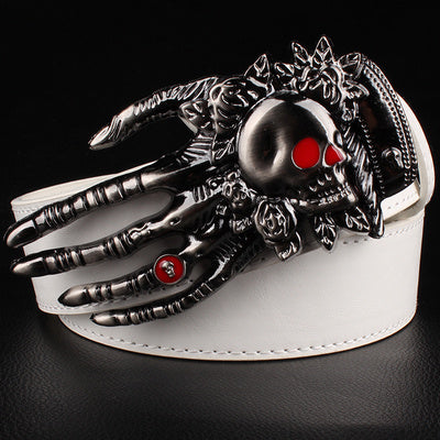 Skull big head claw belt fashion