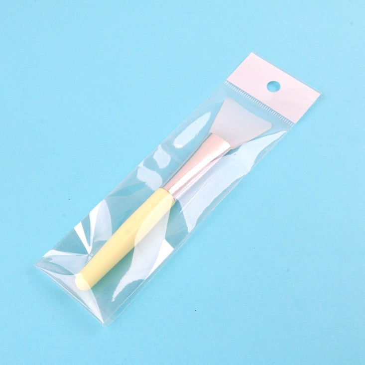 {{ brand }} Silicone Mask Brush – DIY Beauty & Makeup Application Tool Sliver Yellow - Mask silicone brush diy mask brush beaut