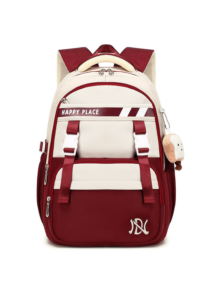 Minimalist Preppy Schoolbag | Stain-Resistant Academic Backpack Minimalist Preppy Style Stain-resistant | Ectron Online