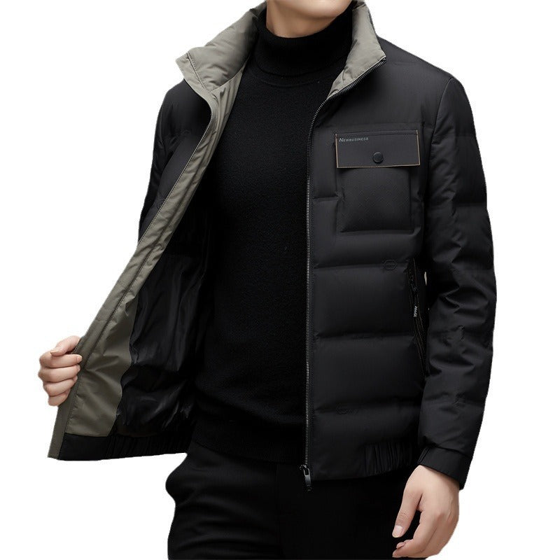 Men's Short Thickened Down Jacket