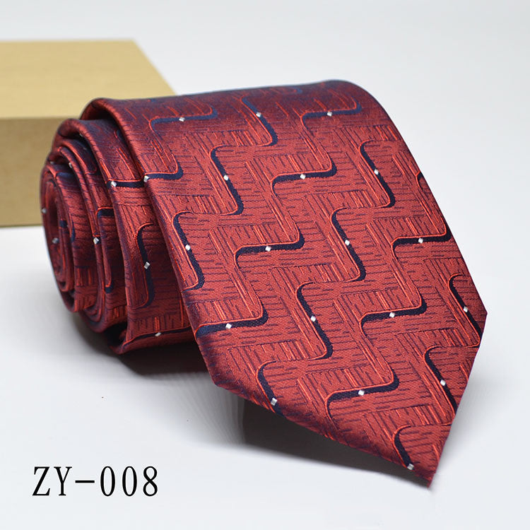 New Men's Hot Sale 1200D Striped Tie Men's Tie | Ectron Online