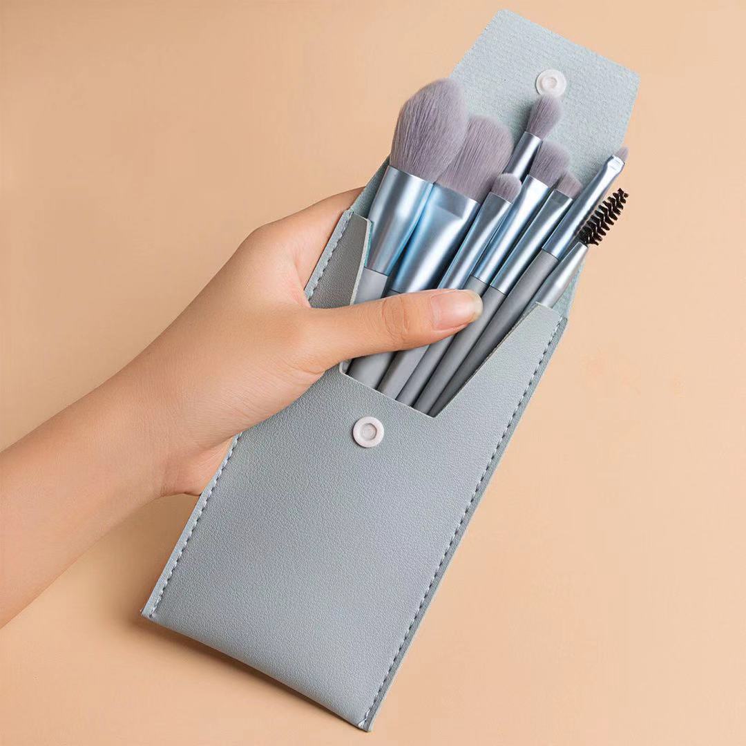 Page Title: Portable 8-Piece Mini Makeup Brush Set for Travel Travel Portable 8 Mini Makeup Brush Beau | Ectron Online