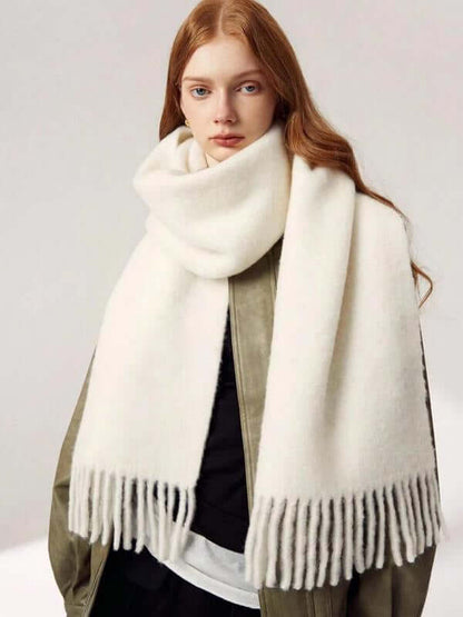 High Quality Wool-Like Solid Color Scarf