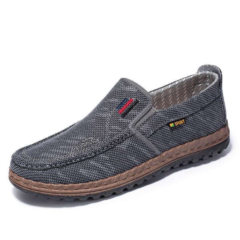 Men’s Breathable Canvas Shoes – Soft Bottom & Non-slip Grip Men's Breathable Canvas Shoes Soft Botto | Ectron Online