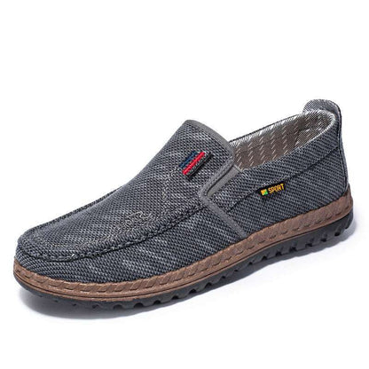 Men’s Breathable Canvas Shoes – Soft Bottom & Non-slip Grip Men's Breathable Canvas Shoes Soft Botto | Ectron Online