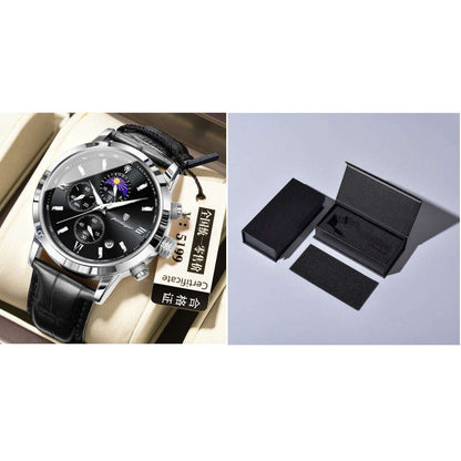 Men's Moon Phase Multi-function Chronograph Watch Men's Watch With Moon Phase And Multi-fu | Ectron Online