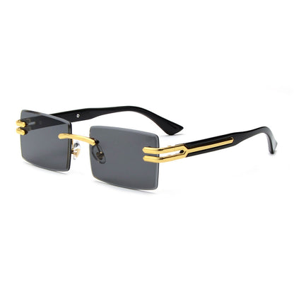 Square Fashion Sunglasses Without UV Protection