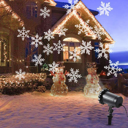 LED Christmas Blizzard Snowfall Laser Projector 