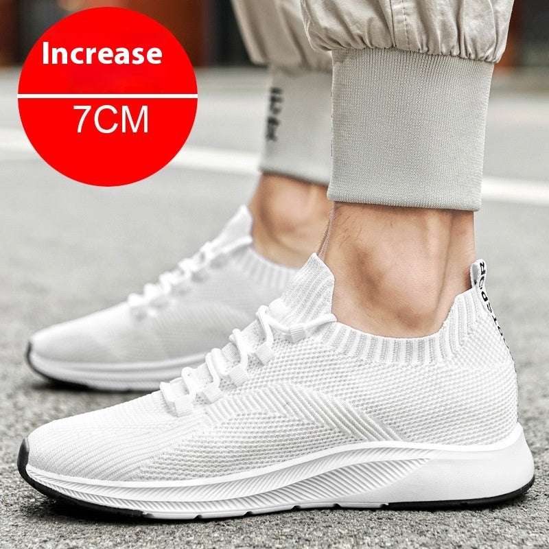 Men's Hidden Heel Sneakers – Fashionable, Breathable & Casual Men's Fashionable Breathable Casual Hidd | Ectron Online