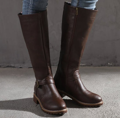 European and American women's knight boots