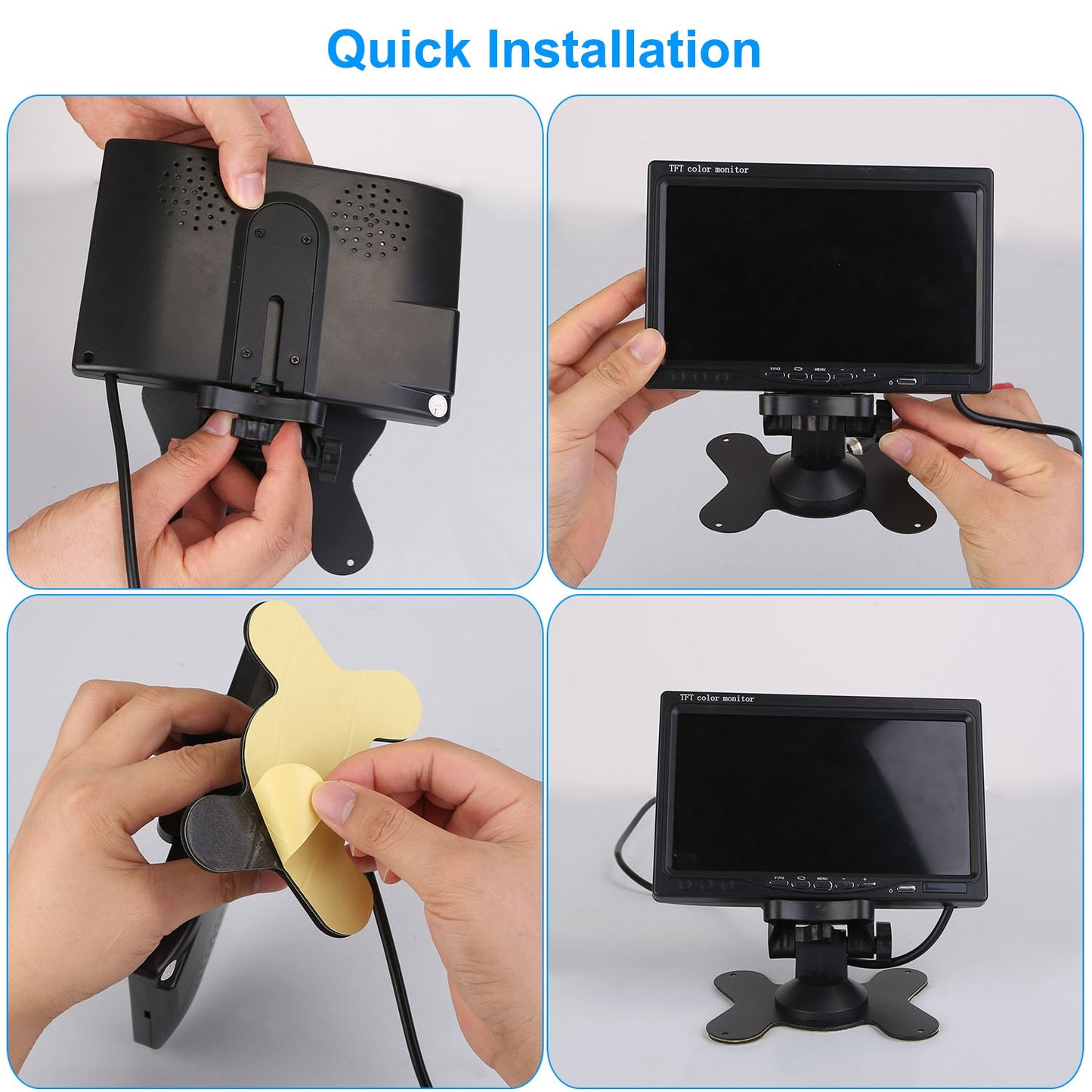 7" Screen Backup Camera System - IP67 1Pc 7In Screen Backup Camera System Vehi | Ectron Online