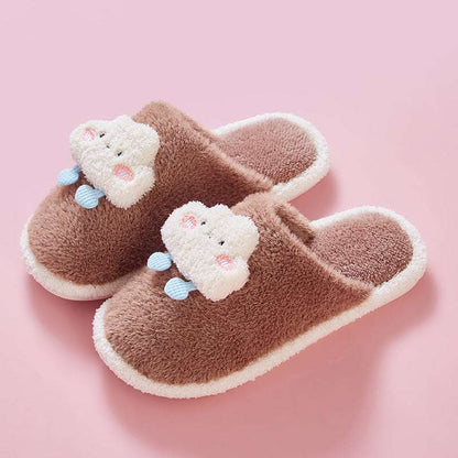 Clouds Couple Cotton Slippers – Cosy Unisex Winter Home Shoes Clouds Couple Cotton Slippers Unisex Hou | Ectron Online
