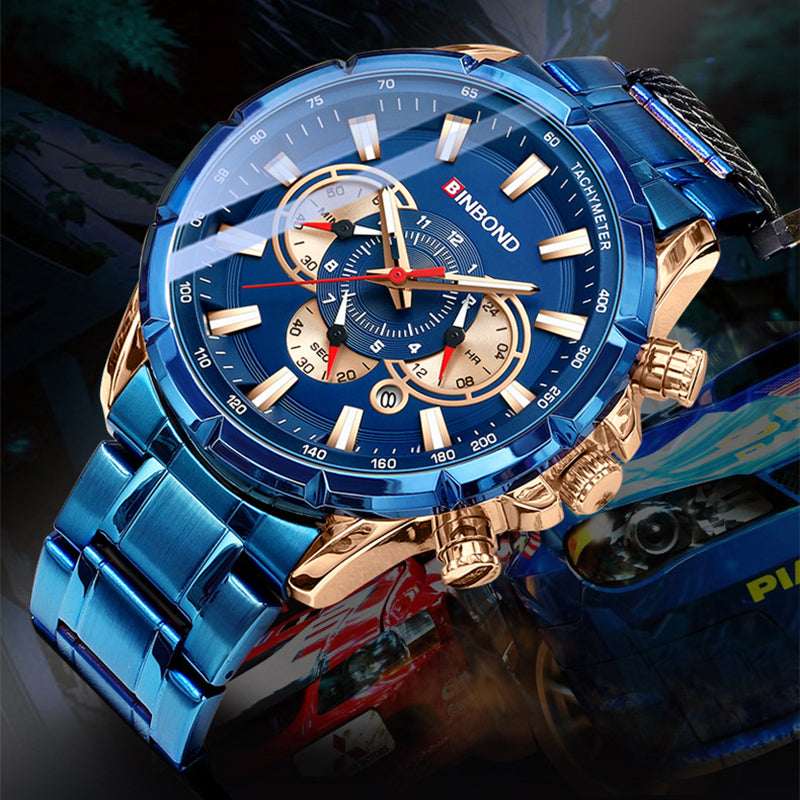 Men's Tactical Motorcycle Watch Tactical Motorcycle Waterproof Luminous | Ectron Online