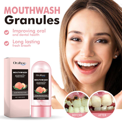Oralhoe Peach Mouthwash Pellets Oralhoe Peach Flavor Teeth Cleaning Mout | Ectron Online