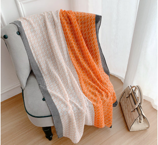 Printed Cotton And Linen Scarf Warm Outer Shawl Scarves | Ectron Online