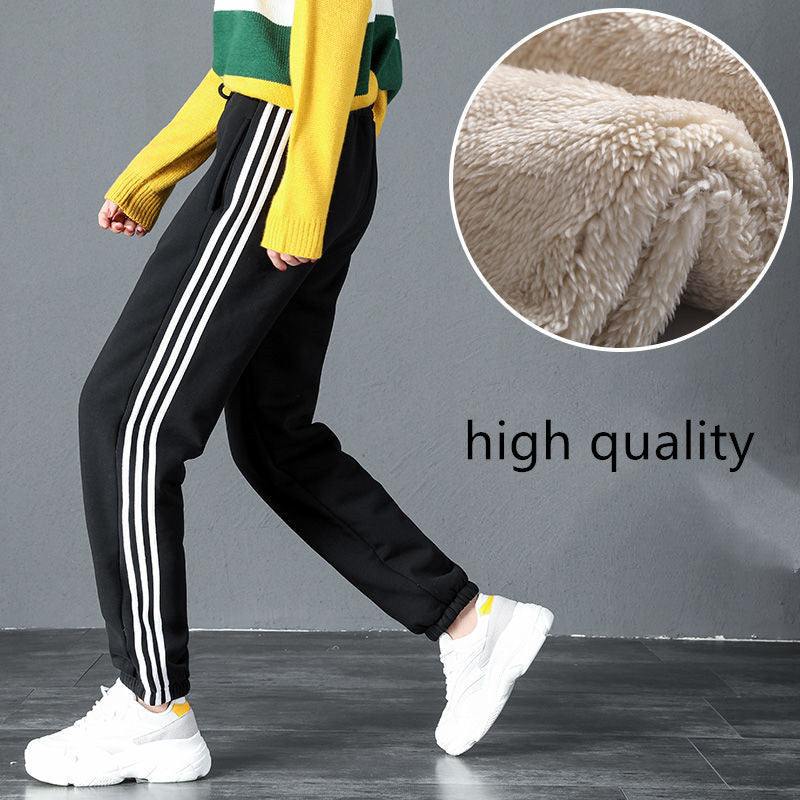 Cozy Fleece Sweatpants: Plus Sizes Available Wide Leg Pants | Ectron Online