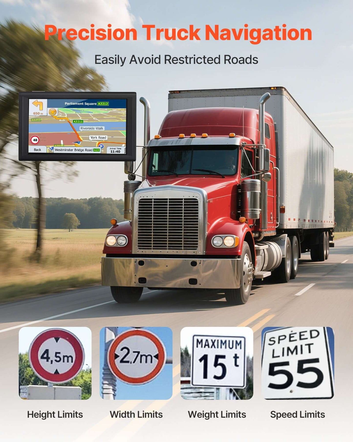 9-Inch Touch Screen GPS Navigator for Car GPS Navigator For Car 9 Inch Touch Scree | Ectron Online