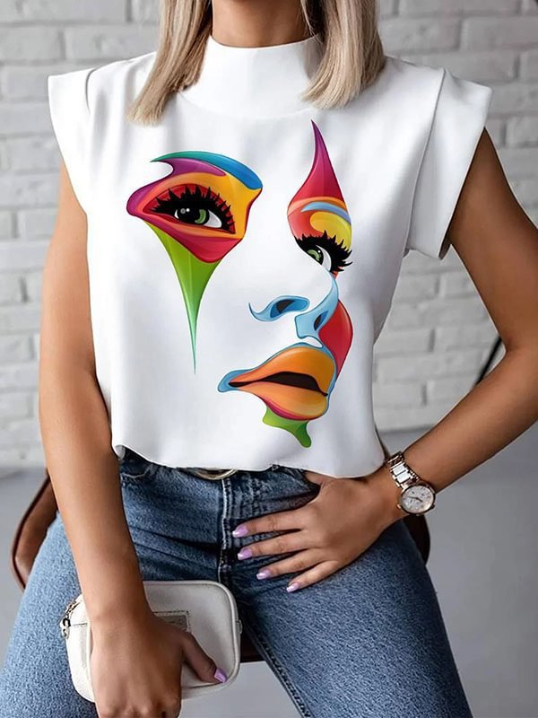 Women's Printed Sleeveless Casual Top Women's Printed Sleeveless Casual Top | Ectron Online