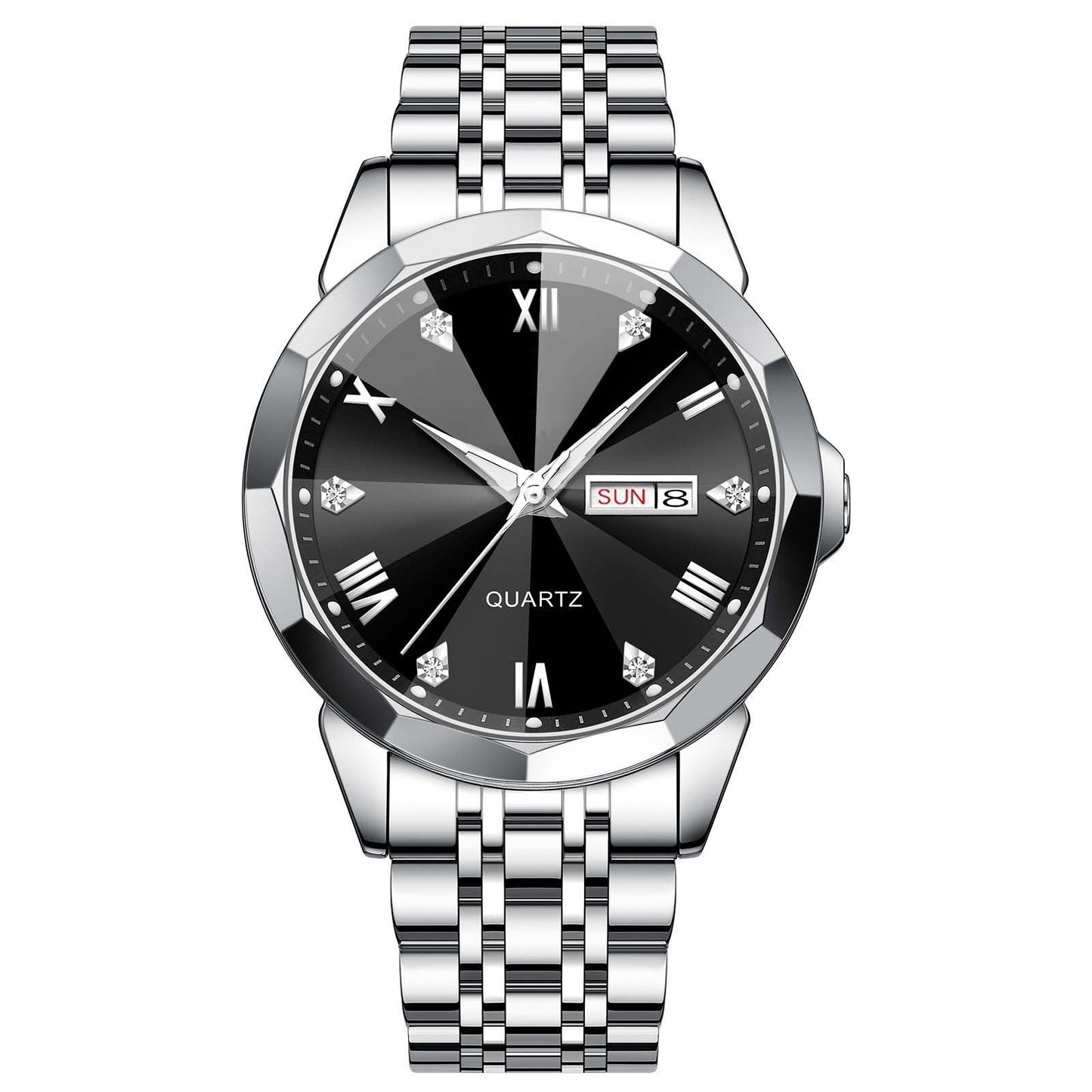 Men's High-Grade Business Watch Business Men's Watch Double Calendar Hig | Ectron Online