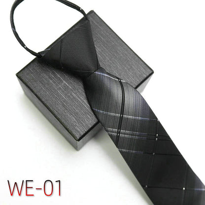 Men's Fashion Casual Zipper Suit Tie