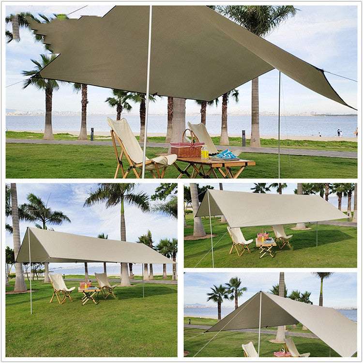 Canopy Outdoor Tent Portable Camping Square Plaid