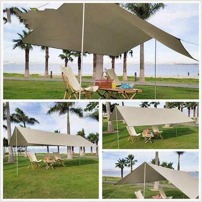 Canopy Outdoor Tent Portable Camping Square Plaid