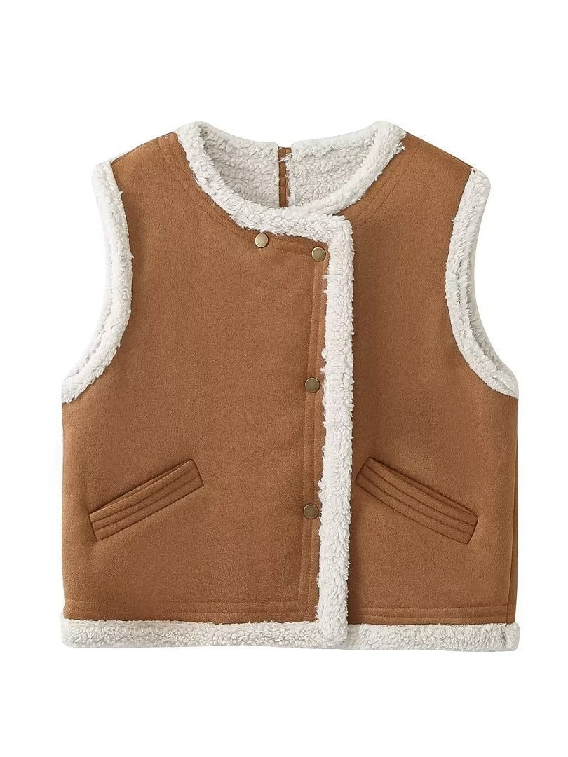 Women's Fashion Lamb Wool Vest