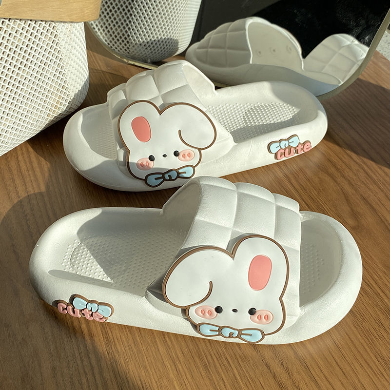 Women's Fashionable Outer Wear Cute Rabbit Non-slip Thick Bottom Slippers Women's Fashionable Outer Wear Cute Rabb | Ectron Online