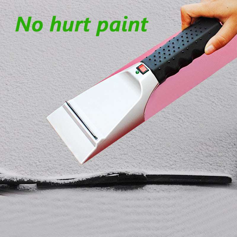 Heatable Snow Removal Shovel & Ice Scraper for Vehicle