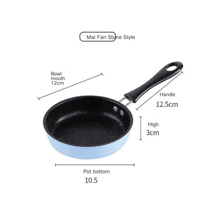 Mini Pan Non-stick Frying Pan Egg Frying Pan Kitchen Candy Toy Real Cooking Children Small Pot