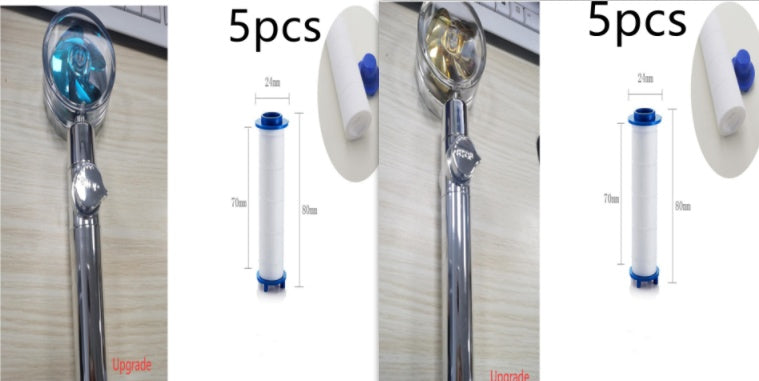 Turbo Propeller Shower Head with Water Saving & High Pressure Flow New Turbo Propeller Shower Head Water | Ectron Online