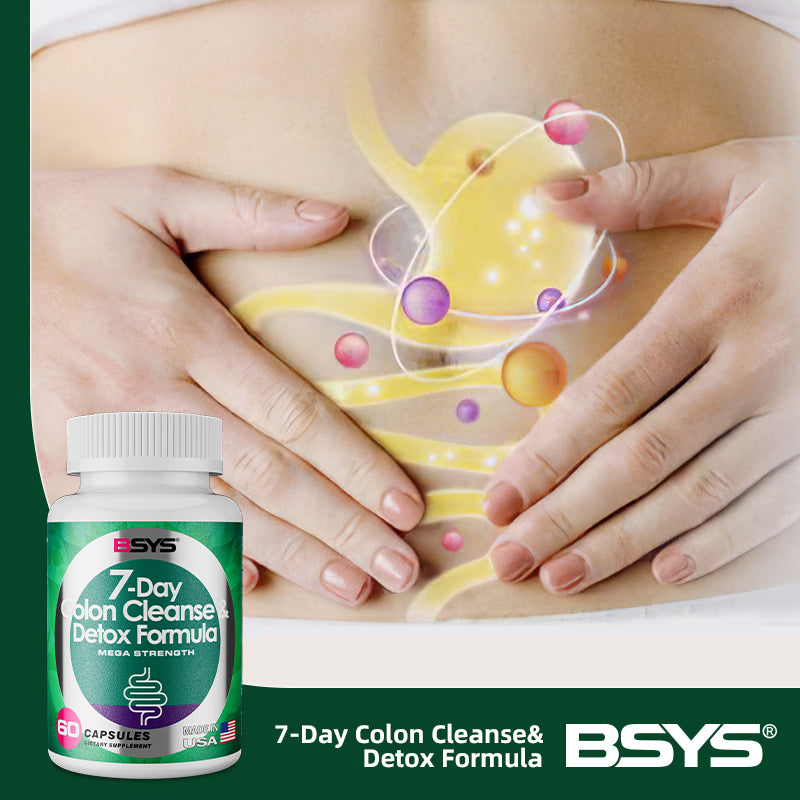 BSYS 7 Day Colon Cleanse & Detox Formula - 60 Capsules Detox