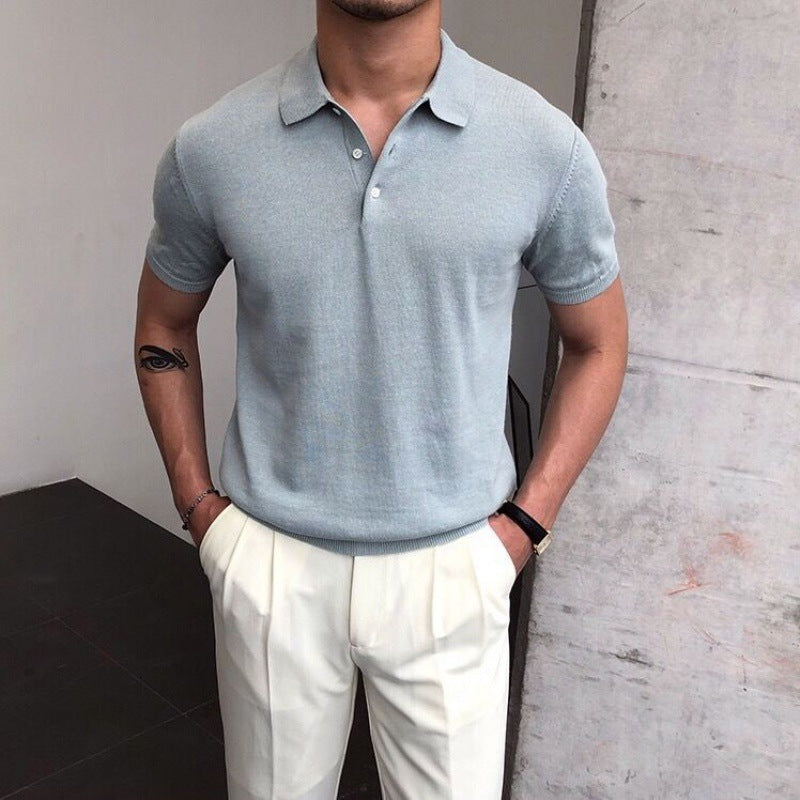 Men’s Slim Fit Thin Polo Shirt – Casual Lightweight Top Thin Men's Slim Fit Casual POLO Shirt | Ectron Online