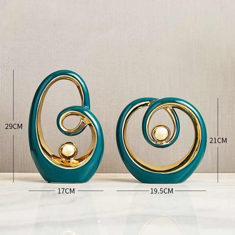 Ceramic Ornaments - Home Decor - Minimalist Decor - Home Accessories Home Entrance Decoration | Ectron Online