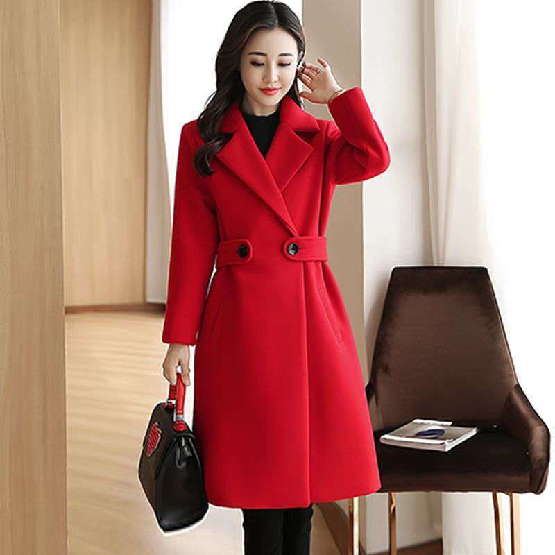 Slim Slimming Over The Knee Children Coat