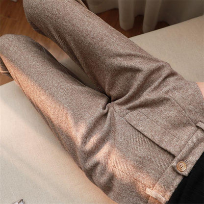 Women's High Waist Slimming Straight Trousers Women's High Waist Slimming And Straight | Ectron Online