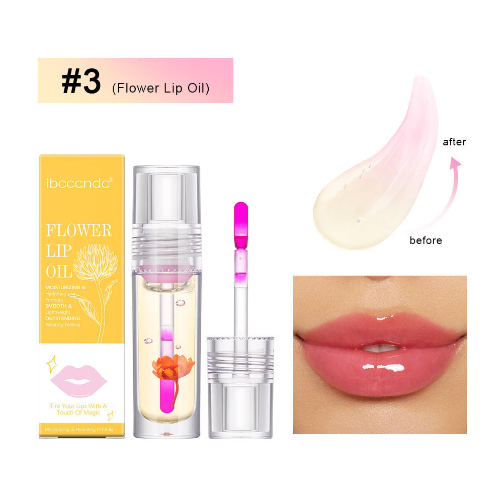 Flower Color-Changing Lip Oil | Moisturizing & Clear Flower Color Changing Lip Oil Moisturizi | Ectron Online