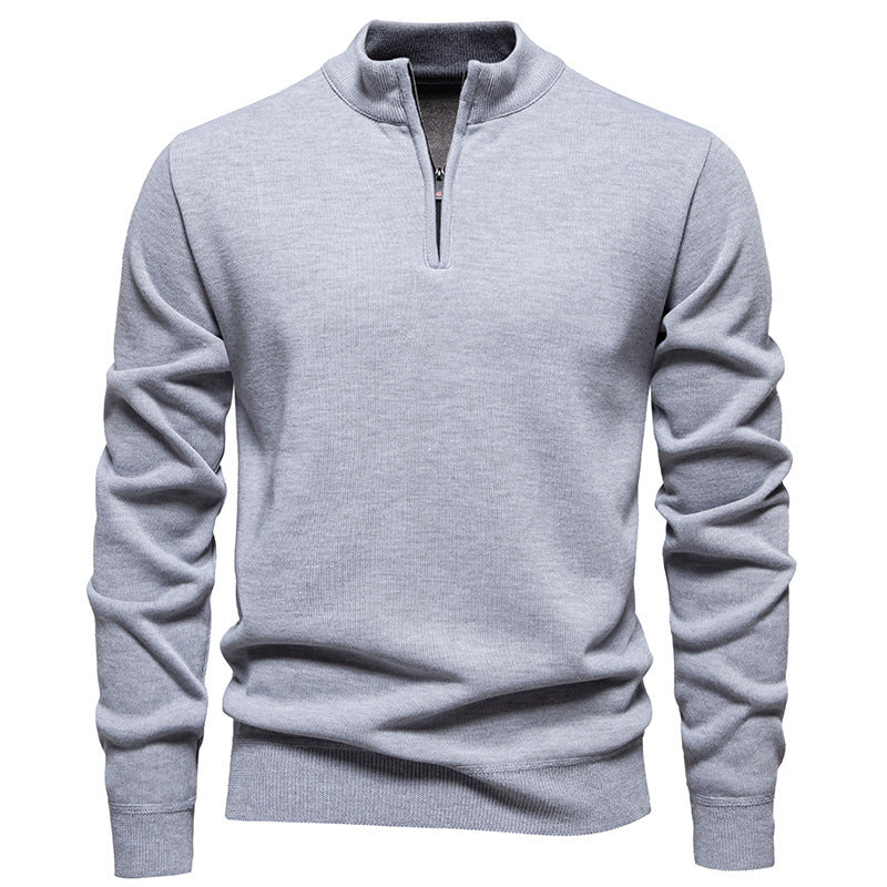 Men's Half-Zip Knitwear Top