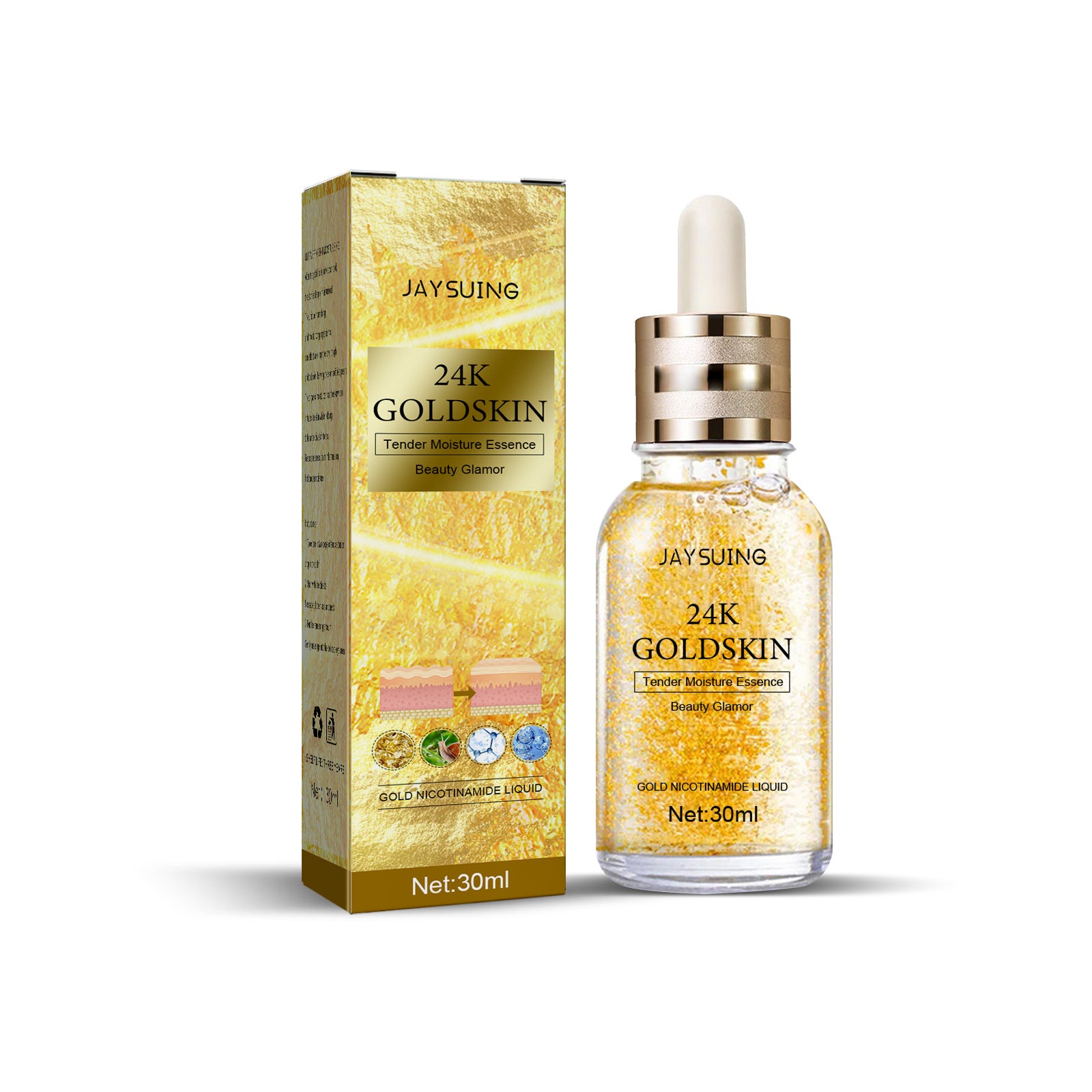24K Gold Collagen Protein Thread Lift - Instant Face Firming Set