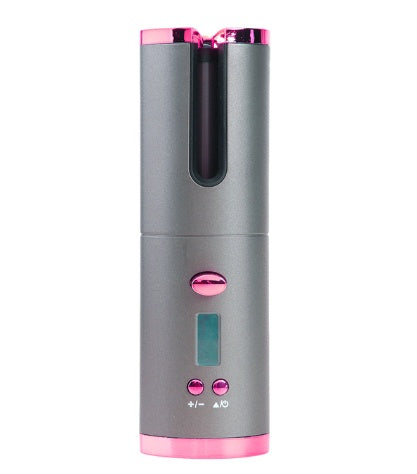 Ectron Online - Rechargeable Automatic Hair Curler for Women with LCD Display Rechargeable Automatic Hair Curler Women | Ectron Online