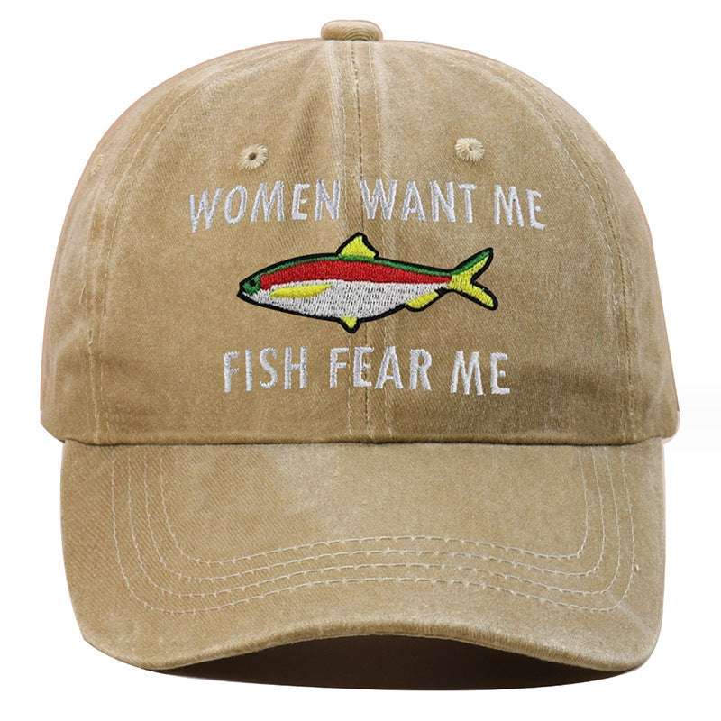 Embroidered E-Washed Baseball Cap – Unisex Cotton Dome Hat Men's And Women's All-match Embroidered | Ectron Online