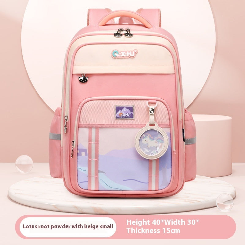 Lightweight &amp; Durable Kids’ School Backpack – Landscape Pattern Large Capacity Primary School Student Sc | Ectron Online