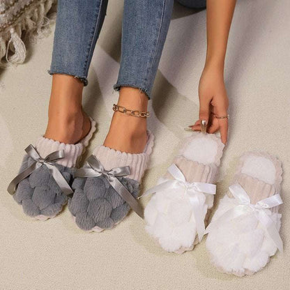 Fluffy Women's Indoor Warm Non-slip Plush Cotton Slippers Fluffy Women's Indoor Warm Non-slip Plus | Ectron Online