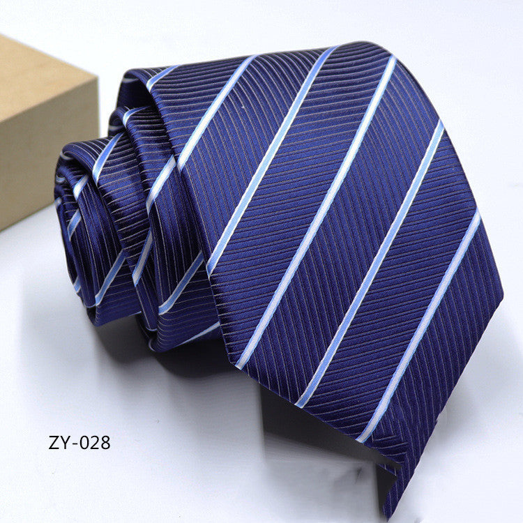 New Men's Hot Sale 1200D Striped Tie Men's Tie | Ectron Online