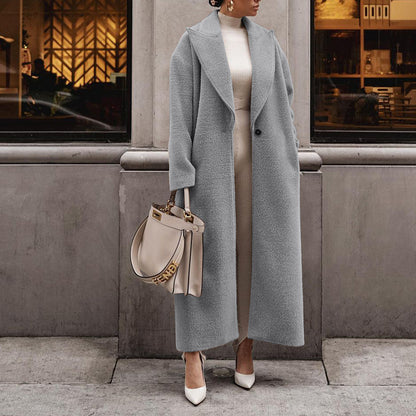 Women's Warm Plush Lapel Jacket | Soft Long-Sleeved Winter Coat Warm Jacket Long-sleeved Lapel Women's P | Ectron Online