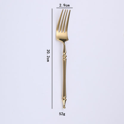 Stainless Steel Tableware Western Food Knife Fork Spoon Steak Knife Tableware