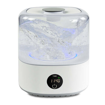 Mini cordless portable washer with clear drum and front time control dial