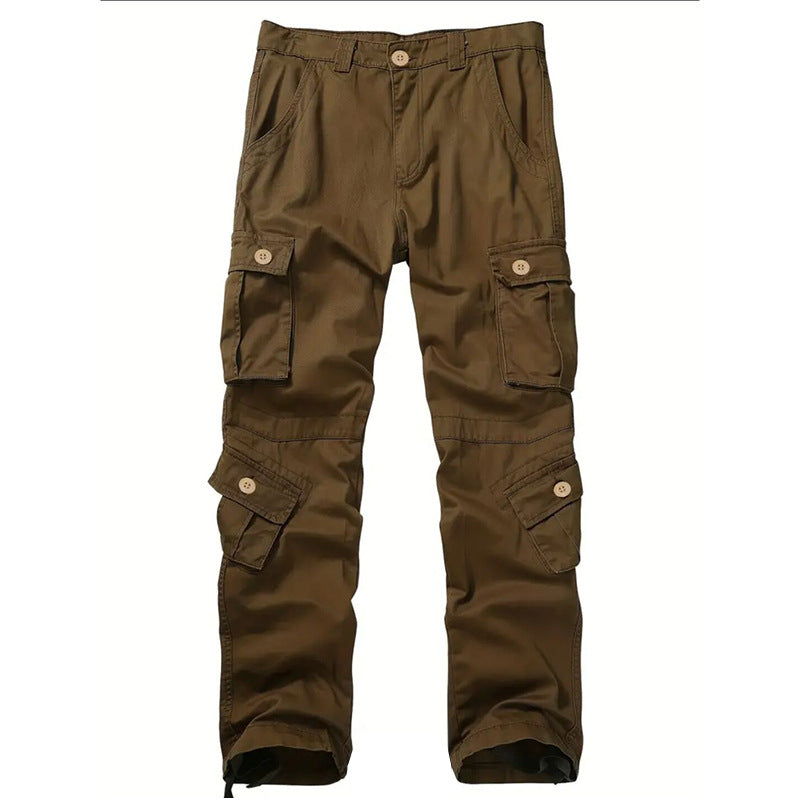 Men's Multi-Pocket Cargo Overalls - Three-Dimensional Utility Pants