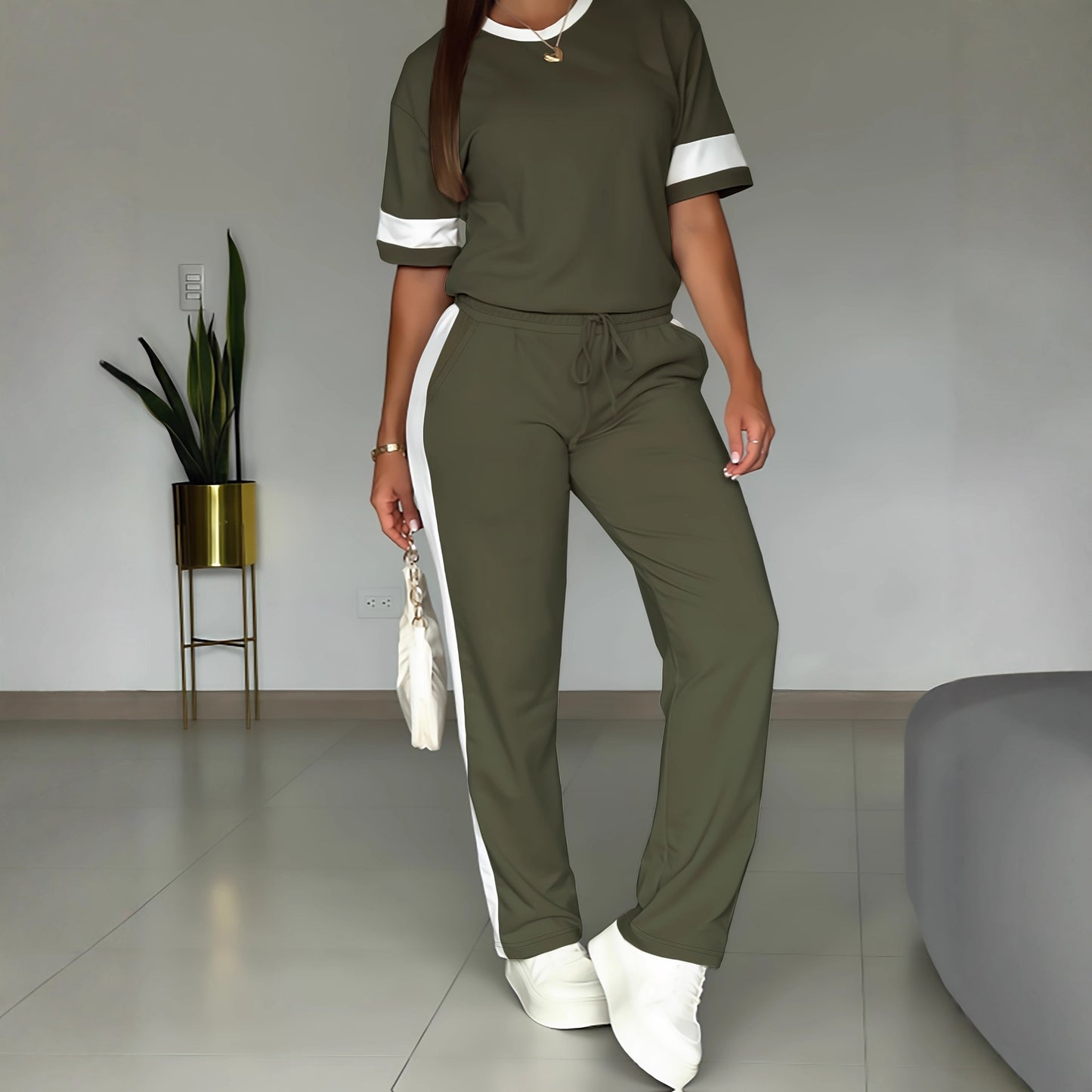 Women's Fashionable Casual Sportswear Suit